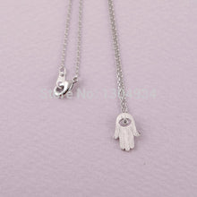 10pcs/lot Gold Silver Hamsa Necklace Unique Hand Shape Dainty Simple Cute Jewelry Ladies Fashion Necklace N066