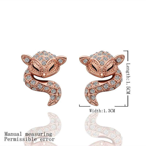 18K GP Gold Plated Earring Fine Fashion Nickel Free Tin Alloy Rhinestone Crystal 18K Drop Jewelry Earring SMTPE434