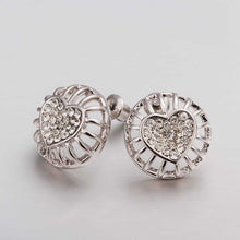 18K GP Gold Plated Earring Fine Fashion Nickel Free Tin Alloy Rhinestone Crystal 18K Drop Jewelry Earring SMTPE400