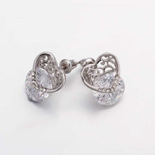 18K GP Gold Plated Earring Fine Fashion Nickel Free Tin Alloy Rhinestone Crystal 18K Drop Jewelry Earring SMTPE438