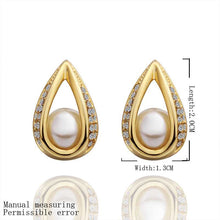 18K GP Gold Plated Earring Fine Fashion Nickel Free Tin Alloy Rhinestone Crystal 18K Drop Jewelry Earring SMTPE426
