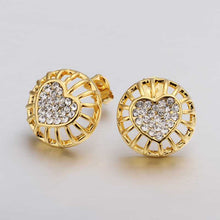 18K GP Gold Plated Earring Fine Fashion Nickel Free Tin Alloy Rhinestone Crystal 18K Drop Jewelry Earring SMTPE402