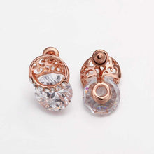 18K GP Gold Plated Earring Fine Fashion Nickel Free Tin Alloy Rhinestone Crystal 18K Drop Jewelry Earring SMTPE437