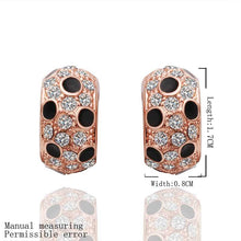 18K GP Gold Plated Earring Fine Fashion Nickel Free Tin Alloy Rhinestone Crystal 18K Drop Jewelry Earring SMTPE440