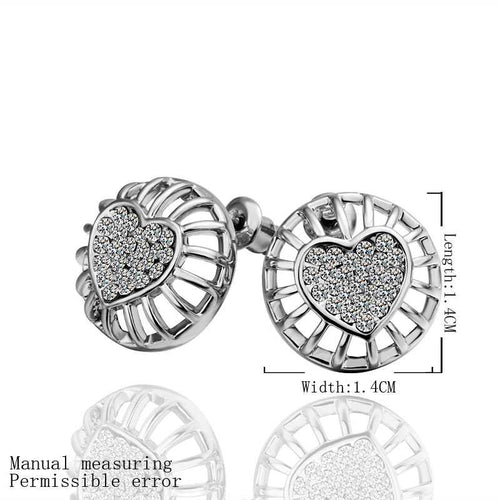 18K GP Gold Plated Earring Fine Fashion Nickel Free Tin Alloy Rhinestone Crystal 18K Drop Jewelry Earring SMTPE400