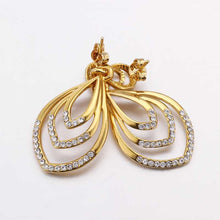 18K GP Gold Plated Earring Fine Fashion Nickel Free Tin Alloy Rhinestone Crystal 18K Drop Jewelry Earring SMTPE430