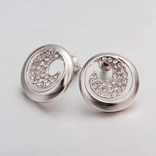 18K GP Gold Plated Earring Fine Fashion Nickel Free Tin Alloy Rhinestone Crystal 18K Drop Jewelry Earring SMTPE403