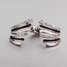 18K GP Gold Plated Earring Fine Fashion Nickel Free Tin Alloy Rhinestone Crystal 18K Drop Jewelry Earring SMTPE394