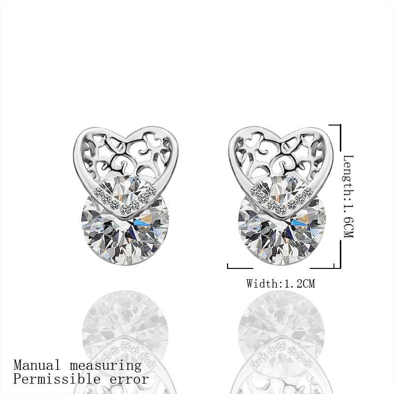 18K GP Gold Plated Earring Fine Fashion Nickel Free Tin Alloy Rhinestone Crystal 18K Drop Jewelry Earring SMTPE438