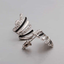 18K GP Gold Plated Earring Fine Fashion Nickel Free Tin Alloy Rhinestone Crystal 18K Drop Jewelry Earring SMTPE394