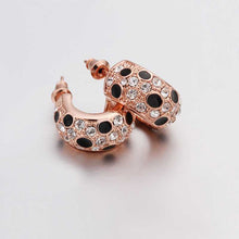 18K GP Gold Plated Earring Fine Fashion Nickel Free Tin Alloy Rhinestone Crystal 18K Drop Jewelry Earring SMTPE440