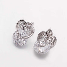 18K GP Gold Plated Earring Fine Fashion Nickel Free Tin Alloy Rhinestone Crystal 18K Drop Jewelry Earring SMTPE438