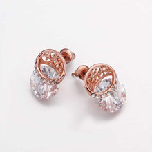 18K GP Gold Plated Earring Fine Fashion Nickel Free Tin Alloy Rhinestone Crystal 18K Drop Jewelry Earring SMTPE437
