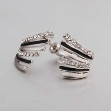 18K GP Gold Plated Earring Fine Fashion Nickel Free Tin Alloy Rhinestone Crystal 18K Drop Jewelry Earring SMTPE394