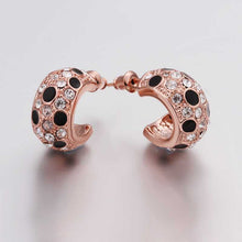 18K GP Gold Plated Earring Fine Fashion Nickel Free Tin Alloy Rhinestone Crystal 18K Drop Jewelry Earring SMTPE440