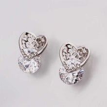 18K GP Gold Plated Earring Fine Fashion Nickel Free Tin Alloy Rhinestone Crystal 18K Drop Jewelry Earring SMTPE438