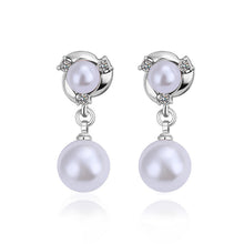 18K GP Gold Plated Jewelry Earring Fine Fashion Nickel Free Tin Alloy Rhinestone Crystal Stud Earrings SMTPE355