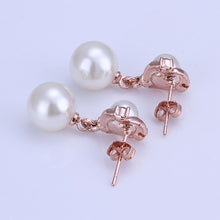 18K GP Gold Plated Jewelry Earring Fine Fashion Nickel Free Tin Alloy Rhinestone Crystal Stud Earrings SMTPE353