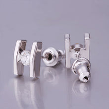 18K GP Gold Plated Jewelry Earring Fine Fashion Nickel Free Tin Alloy Rhinestone Czech Stud Earrings SMTPE376