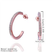 18K GP Gold Plated Jewelry Earring Fine Fashion Nickel Free Tin Alloy Rhinestone Czech Stud Earrings SMTPE378