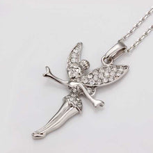 18K Gold Plating fashion necklaces for women  Angel wing collier plastron Jewelry European Style HBN036