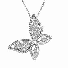 18K Gold Plating necklaces & pendants yellow butterlly bead necklace horloge HBN216