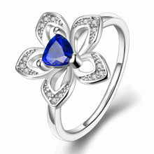 18K Gold Plating wedding rings Rhinestone five flower aneis collier plastron HBR157