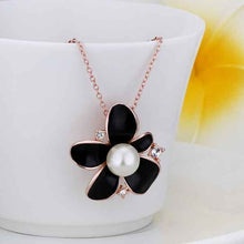 18K Real Gold Plated necklace women Irregular flower set bead choker Jewelry European Style HBN077