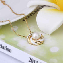 18K Real Gold Plated pendants Wound coil maxi colar ruby jewelry HBN072