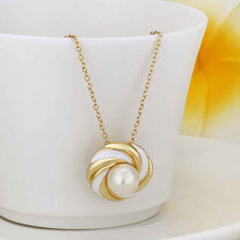 18K Real Gold Plated pendants Wound coil maxi colar ruby jewelry HBN072