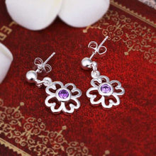 Lose Money Promotions silver earing Flower drop oorbellen s in euros HBE395