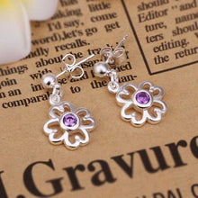 Lose Money Promotions silver earing Flower drop oorbellen s in euros HBE395
