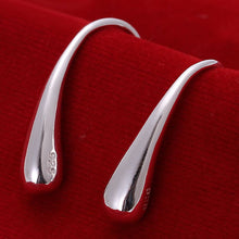 Lose Money Promotions silver earrings for women Fashion Water drop pendientes summer jewelry SMTE004