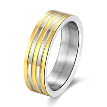 Lose Money Promotions silver plated engagement ring Gold Stripes aneis summer jewelry SMTR099