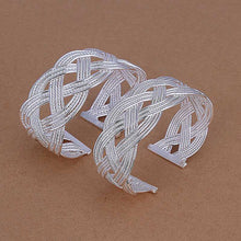 Lose Money Promotions silver plated jewelry sets Cross Bangles Sets for women jewellery HBS075