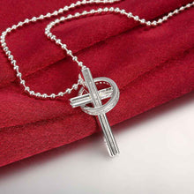 Lose Money Promotions silver plated necklace women White Mediate Cross collane collier plastron femme HBN111