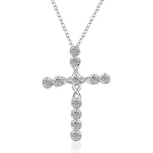 Lose Money Promotions silver plated necklace women White Mediate Cross collane collier plastron femme HBN111
