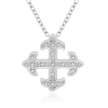Lose Money Promotions silver plated necklace women White Mediate Cross collane collier plastron femme HBN111