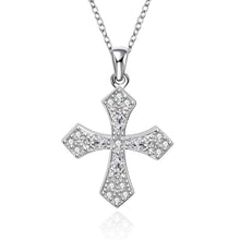 Lose Money Promotions silver plated necklace women White Mediate Cross collane collier plastron femme HBN111