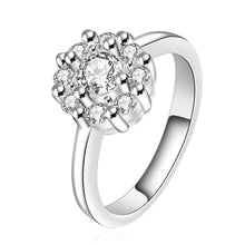 Lose Money Promotions silver plated wedding ring big blue stone smile aneis joyas HBR019