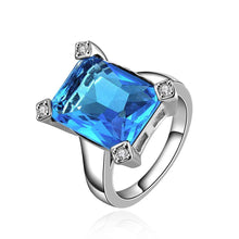 best friends wedding ring cover me sky blue aliancas jewerly accessories FBLR017