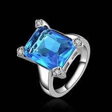 best friends wedding ring cover me sky blue aliancas jewerly accessories FBLR017
