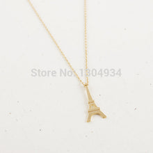 , 10pcs/lot Gold and Silver Eiffel Tower Necklace, Architecture Necklace, Korean Fashion-n063