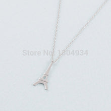 , 10pcs/lot Gold and Silver Eiffel Tower Necklace, Architecture Necklace, Korean Fashion-n063