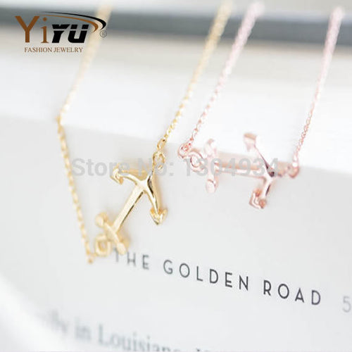 10pcs/lot Gold and silver cute simple design anchor charm bracelets Wholesale Girls Simple Gifts Jewelry B022