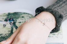 10pcs/lot Gold and silver cute simple design anchor charm bracelets Wholesale Girls Simple Gifts Jewelry B022