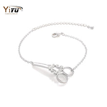 10pcs/lot Large Size Scissors Shaped bracelets in Gold and Silver Simple Cute Trendy Bracelet B029