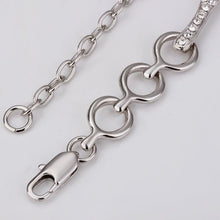 18K GP gold plated bracelet fashion jewelry bracelet nickel free plating platinum crystal bracelet bangle SMTPB014