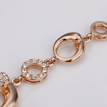 18K GP gold plated bracelet fashion jewelry bracelet nickel free plating platinum crystal bracelet bangle SMTPB017