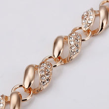18K GP gold plated bracelet fashion jewelry bracelet nickel free plating platinum crystal bracelet bangle SMTPB021